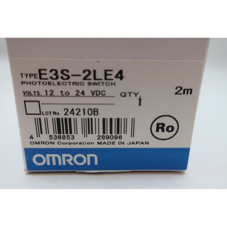 Omron E3S-2Le4 Switch 12-24V-Dc Photoelectric Sensor E3S-2LE4